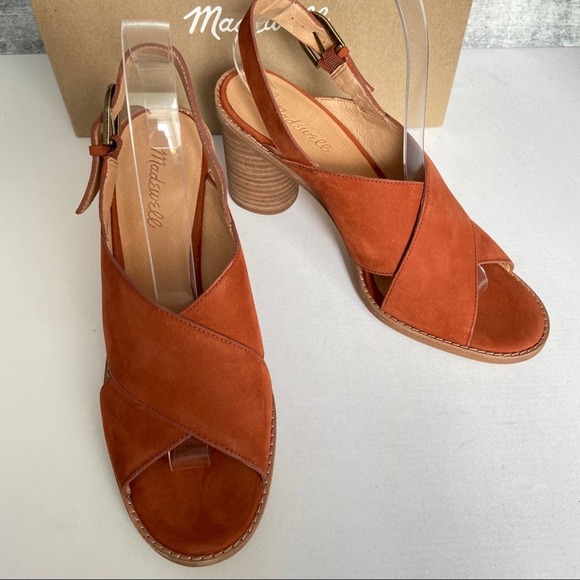 Madewell Shoes - NEW Madewell Ruthie Crisscross Heeled Sandal 9.5
